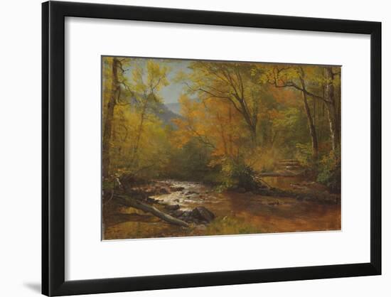 Brook in Woods-Albert Bierstadt-Framed Giclee Print