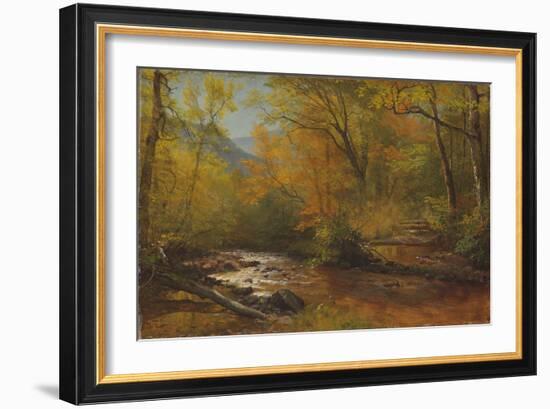 Brook in Woods-Albert Bierstadt-Framed Giclee Print