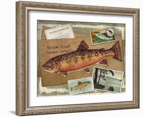 Brook Trout-Kate Ward Thacker-Framed Giclee Print