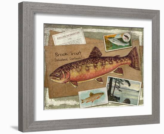 Brook Trout-Kate Ward Thacker-Framed Giclee Print