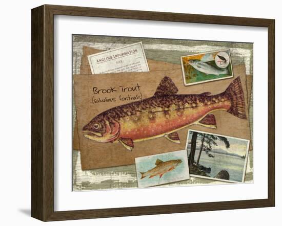 Brook Trout-Kate Ward Thacker-Framed Giclee Print