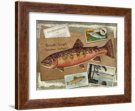 Brook Trout-Kate Ward Thacker-Framed Giclee Print