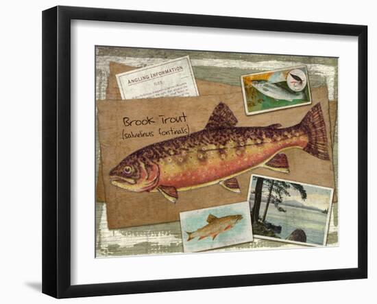 Brook Trout-Kate Ward Thacker-Framed Giclee Print