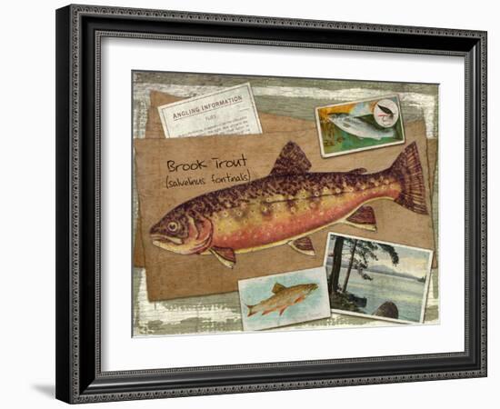 Brook Trout-Kate Ward Thacker-Framed Giclee Print