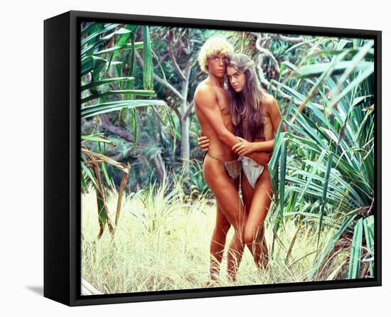 Brooke Shields - The Blue Lagoon-null-Framed Stretched Canvas