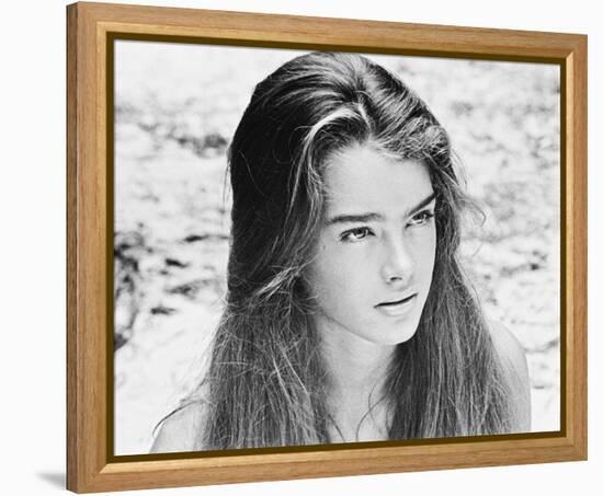 Brooke Shields - The Blue Lagoon-null-Framed Stretched Canvas