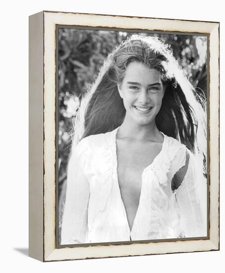 Brooke Shields - The Blue Lagoon-null-Framed Stretched Canvas