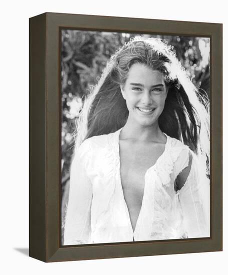 Brooke Shields - The Blue Lagoon-null-Framed Stretched Canvas