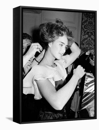 Brooke Shields-null-Framed Premier Image Canvas