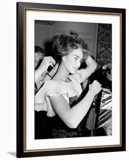 Brooke Shields-null-Framed Premium Photographic Print