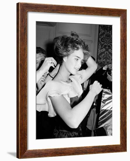 Brooke Shields-null-Framed Premium Photographic Print