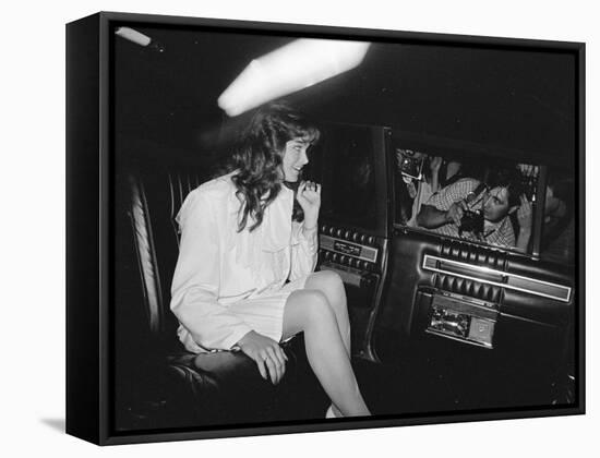 Brooke Shields-null-Framed Premier Image Canvas