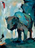 Watercolor Buffalo-Brooke Tangney-Mounted Art Print