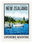 Travel Poster Newzealand-Brooke Witt-Laminated Art Print