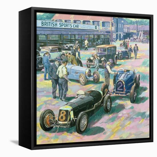 Brooklands Heyday-Clive Metcalfe-Framed Premier Image Canvas