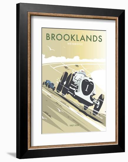 Brooklands, Waybridge - Dave Thompson Contemporary Travel Print-Dave Thompson-Framed Art Print