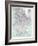 Brooklyn 1920 Transit Map-null-Framed Giclee Print