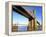 Brooklyn and Manhattan Bridges-Alan Schein-Framed Premier Image Canvas