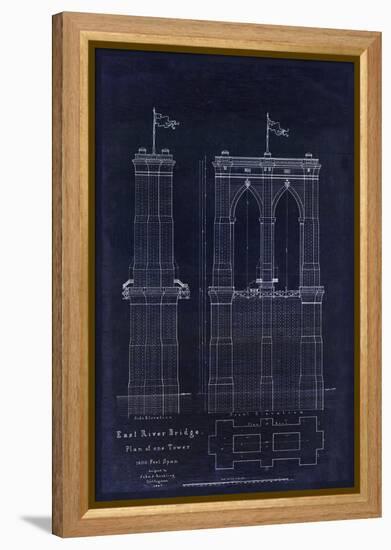 Brooklyn Bridge 1867-Tina Lavoie-Framed Premier Image Canvas