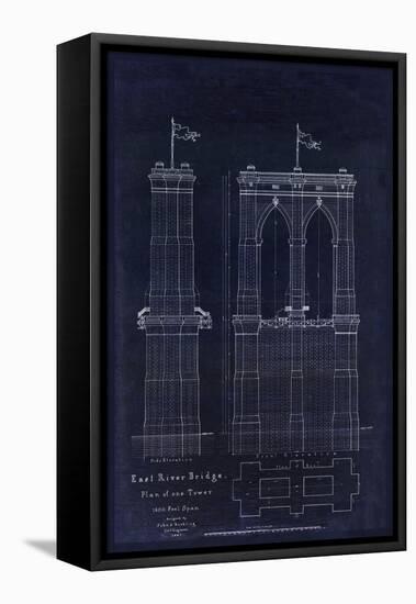 Brooklyn Bridge 1867-Tina Lavoie-Framed Premier Image Canvas