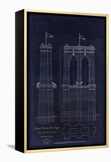 Brooklyn Bridge 1867-Tina Lavoie-Framed Premier Image Canvas