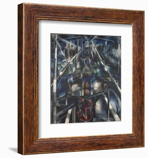 Brooklyn Bridge, 1919-20-Joseph Stella-Framed Art Print