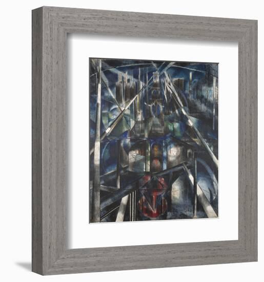 Brooklyn Bridge, 1919-20-Joseph Stella-Framed Art Print