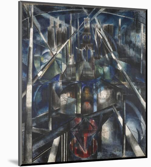 Brooklyn Bridge, 1919-20-Joseph Stella-Mounted Art Print