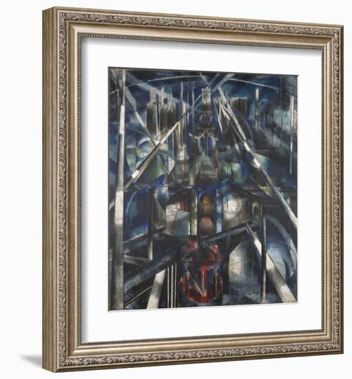 Brooklyn Bridge, 1919-20-Joseph Stella-Framed Art Print