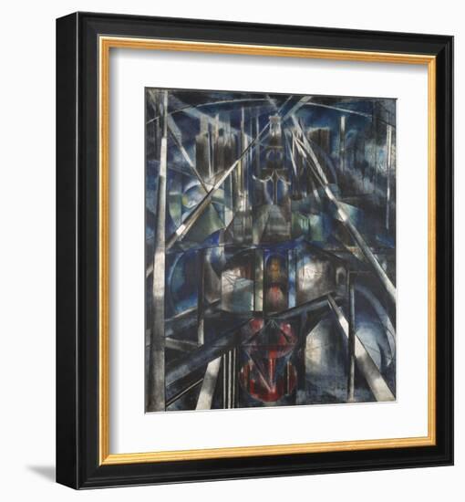 Brooklyn Bridge, 1919-20-Joseph Stella-Framed Art Print