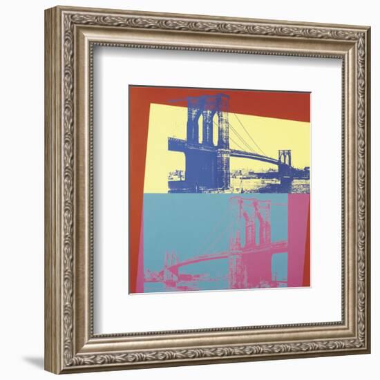 Brooklyn Bridge, 1983-Andy Warhol-Framed Art Print