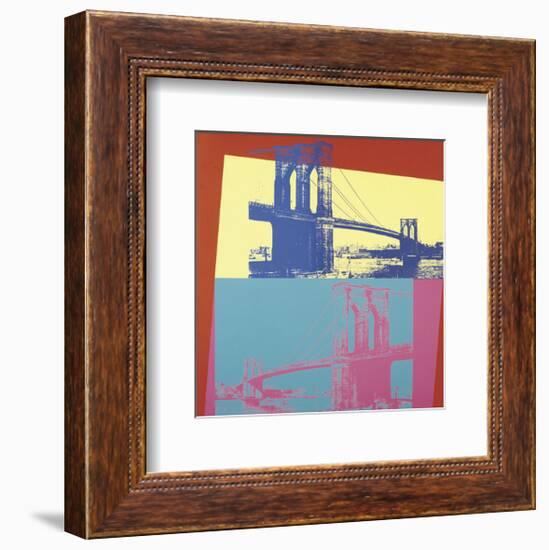 Brooklyn Bridge, 1983-Andy Warhol-Framed Art Print