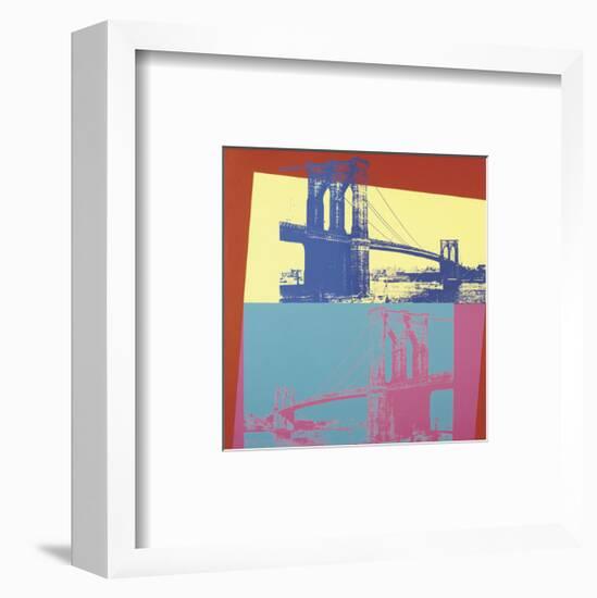 Brooklyn Bridge, 1983-Andy Warhol-Framed Art Print