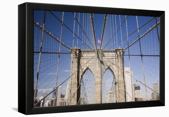 Brooklyn Bridge #2, New York City, New York 08-Monte Nagler-Framed Premier Image Canvas