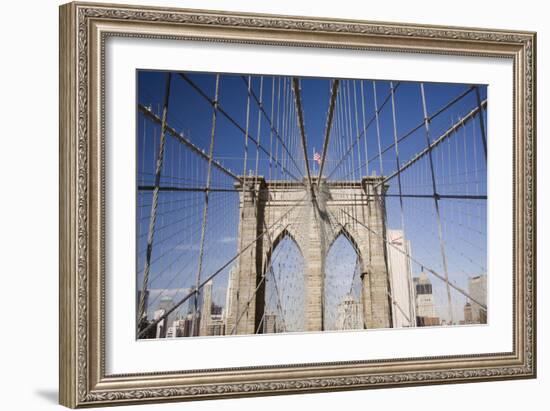 Brooklyn Bridge #2, New York City, New York 08-Monte Nagler-Framed Photographic Print