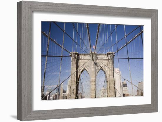 Brooklyn Bridge #2, New York City, New York 08-Monte Nagler-Framed Photographic Print