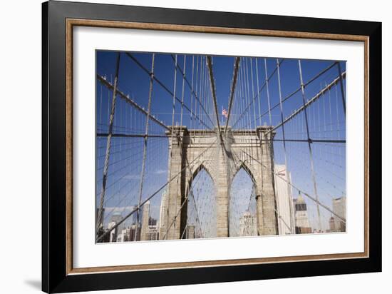 Brooklyn Bridge #2, New York City, New York 08-Monte Nagler-Framed Photographic Print