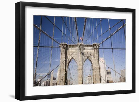 Brooklyn Bridge #2, New York City, New York 08-Monte Nagler-Framed Photographic Print