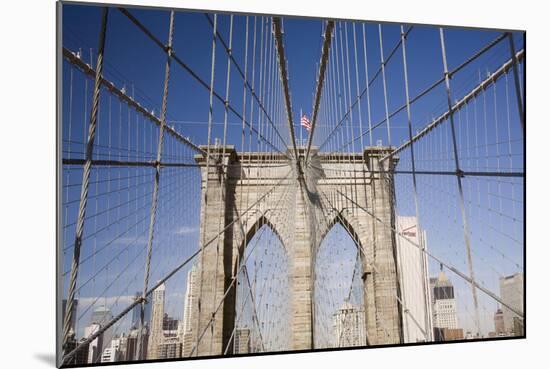 Brooklyn Bridge #2, New York City, New York 08-Monte Nagler-Mounted Photographic Print