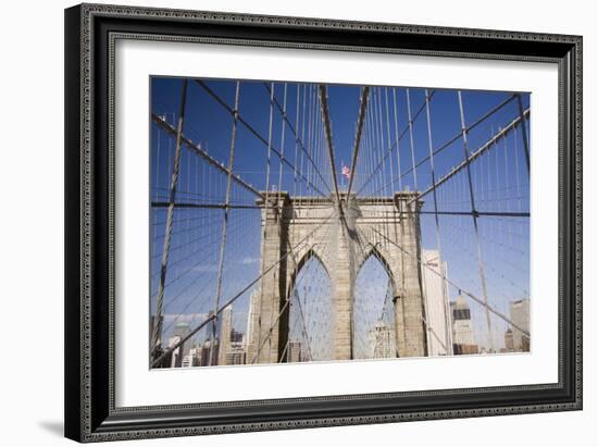 Brooklyn Bridge #2, New York City, New York 08-Monte Nagler-Framed Photographic Print