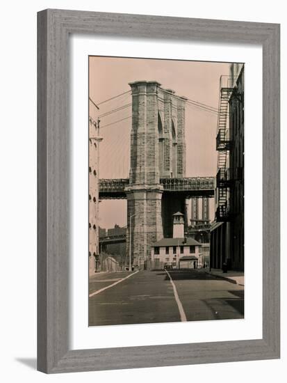 Brooklyn Bridge, 2013-Anthony Butera-Framed Photographic Print