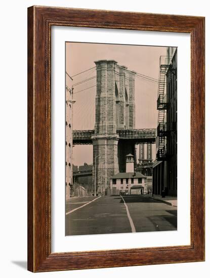 Brooklyn Bridge, 2013-Anthony Butera-Framed Photographic Print