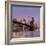 Brooklyn Bridge and Lower Manhattan skyline at dawn City-Ed Hasler-Framed Photographic Print