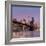 Brooklyn Bridge and Lower Manhattan skyline at dawn City-Ed Hasler-Framed Photographic Print