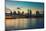 Brooklyn Bridge and Manhattan after Sunset, New York City-sborisov-Mounted Photographic Print