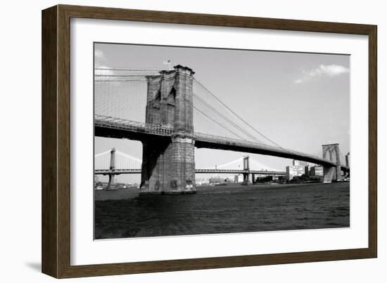 Brooklyn Bridge and Manhattan Bridge, Day-Phil Maier-Framed Art Print