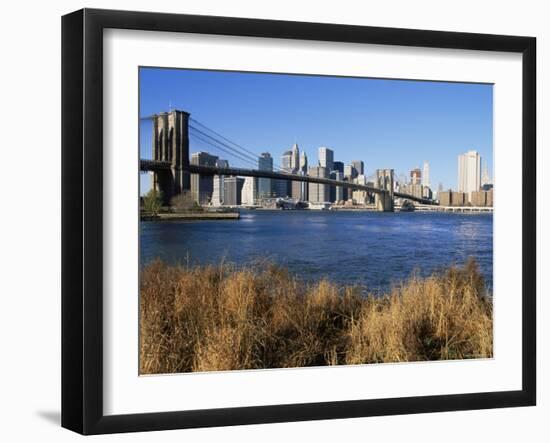 Brooklyn Bridge and Manhattan, New York City, USA-Doug Pearson-Framed Photographic Print