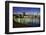 Brooklyn Bridge and Manhattan Skyline at Dusk from Brooklyn Bridge Park-Amanda Hall-Framed Photographic Print