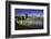 Brooklyn Bridge and Manhattan Skyline at Dusk from Brooklyn Bridge Park-Amanda Hall-Framed Photographic Print