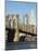 Brooklyn Bridge and Manhattan Skyline, New York City, New York, USA-Amanda Hall-Mounted Photographic Print